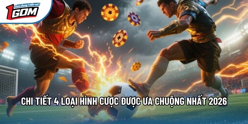 Chi tiết 4 loại hình cược được ưa chuộng nhất 2026 Chi tiết 4 loại hình cược được ưa chuộng nhất 2026